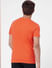 Orange Crew Neck T-shirt_393127+4