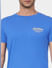 Blue Crew Neck T-shirt_393129+5