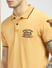 Yellow Polo Neck T-shirt_393192+5