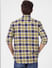 Yellow Check Full Sleeves Shirt_393147+4