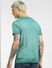 Green Printed Crew Neck T-shirt_393198+4