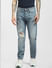 Blue Mid Rise Anti Fit Jeans_393146+2
