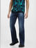 Dark Blue Low Rise Ray Bootcut Jeans_406353+3