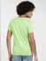 Light Green Printed Knit T-shirt_406359+4