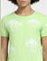 Light Green Printed Knit T-shirt_406359+5