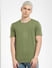 Green Crew Neck T-shirt_406349+2