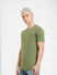 Green Crew Neck T-shirt_406349+3