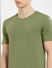 Green Crew Neck T-shirt_406349+5