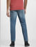 Blue Low Rise Glenn Slim Fit Jeans_406360+4