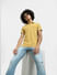 Yellow Cotton Polo T-shirt_406363+1