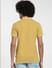 Yellow Cotton Polo T-shirt_406363+4