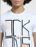White Typographic Print Crew Neck T-shirt_406367+5