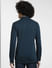 Deep Blue Knit Full Sleeves Shirt_406372+4