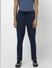 Blue Mid Rise Trackpants_384068+1