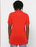 Bright Orange Polo Neck T-shirt_384773+4