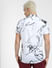 White Printed Short Sleeves Shirt_404485+4