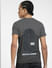 Black Printed Crew Neck T-shirt_405546+3