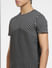 Black Printed Crew Neck T-shirt_405546+4