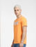 Orange Crew Neck T-shirt_404515+3