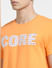 Orange Crew Neck T-shirt_404515+5