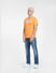 Orange Crew Neck T-shirt_404515+6