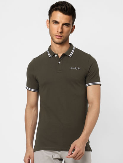 Olive Polo T-shirt