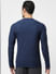 Blue Full Sleeves Crew Neck T-shirt_401616+4