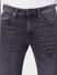 Grey Low Rise Distressed Skinny Jeans_401621+5
