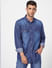 Blue Washed Denim Full Sleeves Shirt_401639+2