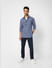 Blue Check Full Sleeves Shirt_401642+6