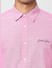 Pink Logo Print Full Sleeves Shirt_401674+5