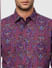 Maroon Paisley Print Full Sleeves Shirt_401692+5