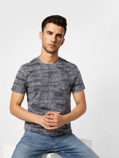 Pink Printed Full Sleeves T-shirt