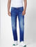 Blue Low Rise Distressed Glenn Slim Jeans_401582+2