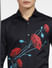 Black Floral Print Full Sleeves Shirt_401721+5