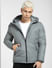 Grey Hooded Puffer Jacket_401710+2