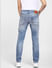 Blue Low Rise Distressed Glenn Slim Jeans_401693+4