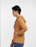 Brown Front-Open Hooded Sweatshirt_401698+3