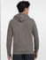 Grey Front-Open Hooded Sweatshirt_401699+4