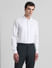 White Floral Cotton Formal Shirt_411130+2