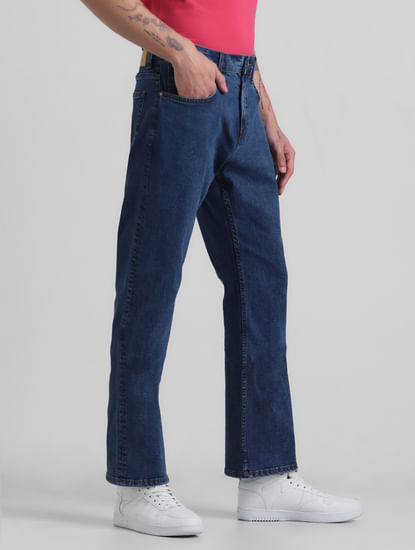 Blue Low Rise Ray Bootcut Jeans