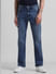 Blue High Rise Ray Bootcut Jeans_411150+1