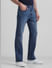 Blue High Rise Ray Bootcut Jeans_411150+2
