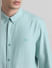 Green Cotton Full Sleeves Shirt_411161+5
