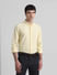 Yellow Cotton Full Sleeves Shirt_411162+1