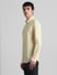 Yellow Cotton Full Sleeves Shirt_411162+3