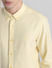 Yellow Cotton Full Sleeves Shirt_411162+5