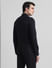 Black Knitted Full Sleeves Shirt_411168+4