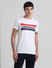 White Embroidered Logo Print T-shirt_411174+2