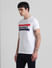 White Embroidered Logo Print T-shirt_411174+3